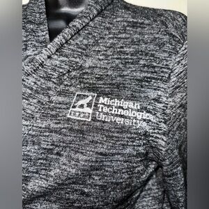 Michigan Tech Easy Fit Open Relaxed Cardigan